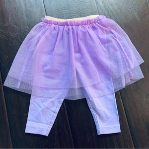 Carter's Baby Girls Cute Glitter Purple Tutu Snug-Fit Leggings